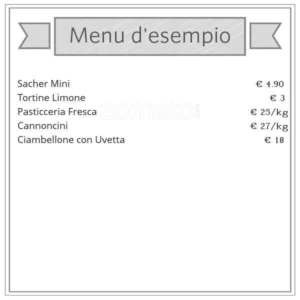 Menu di Pane e Dolci 