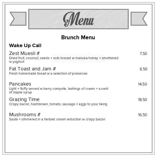 Zest Bakery, Cafe & Stonegrill Menu Menumania/Zomato