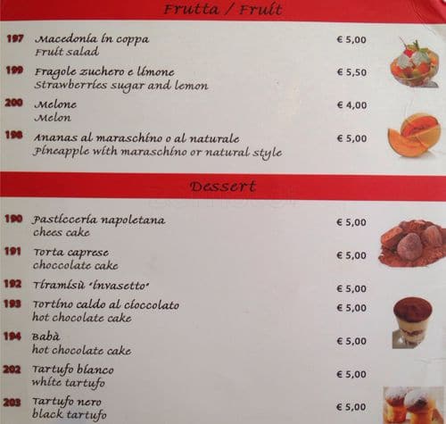 Menu di Sugo 