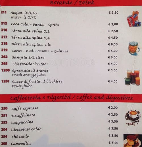 Menu di Sugo 