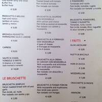 Spaghetteria Pizzeria L Archetto Menu