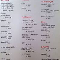 Spaghetteria Pizzeria L Archetto Menu