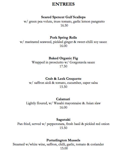 Preserve Kitchen Menu, Menu for Preserve Kitchen, Glen Iris, Melbourne