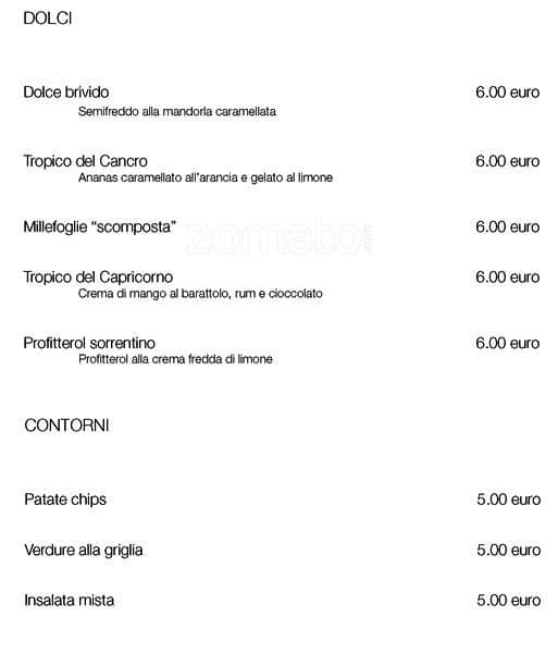 Menu di Pesciolino mio 