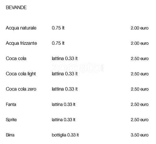 Menu di Pesciolino mio 