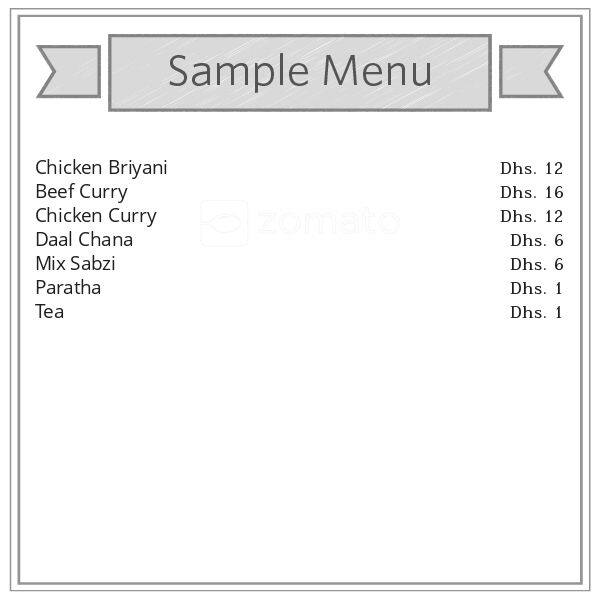 Menu of Lahoor Star Restaurant, Al Ras, Dubai