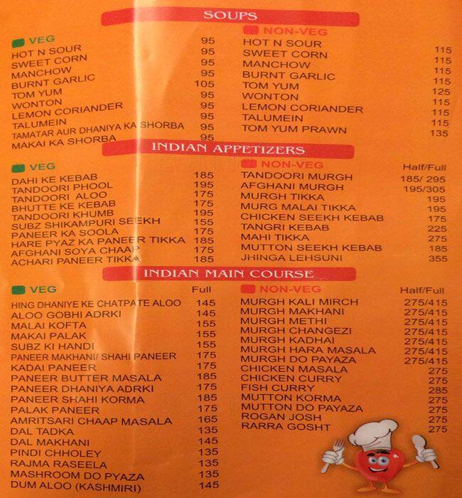 Red Pepper Menu, Menu for Red Pepper, Sector 11, Noida Zomato