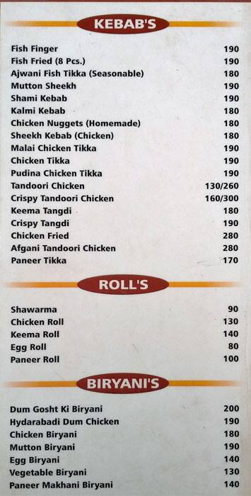 Biryani House Menu, Menu for Biryani House, City Centre, Udaipur - Zomato