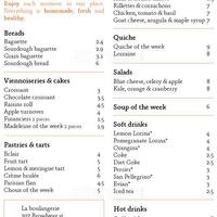 La Boulangerie Menu Menu For La Boulangerie Central Business District San Antonio