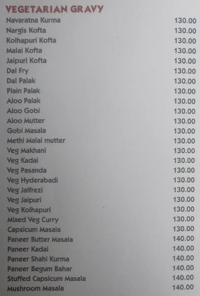 The Roost - Non vegetarian Family Restaurant menu