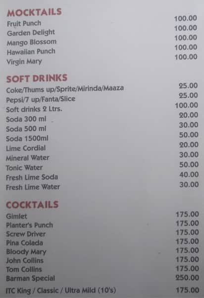 The Roost - Non vegetarian Family Restaurant menu