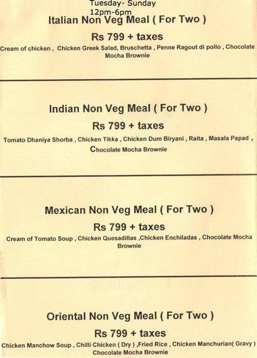 Karma Menu, Menu for Karma, Charni Road, Mumbai Zomato