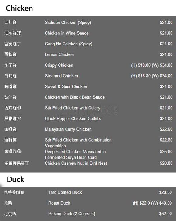 Carta de The Cube Restaurant
