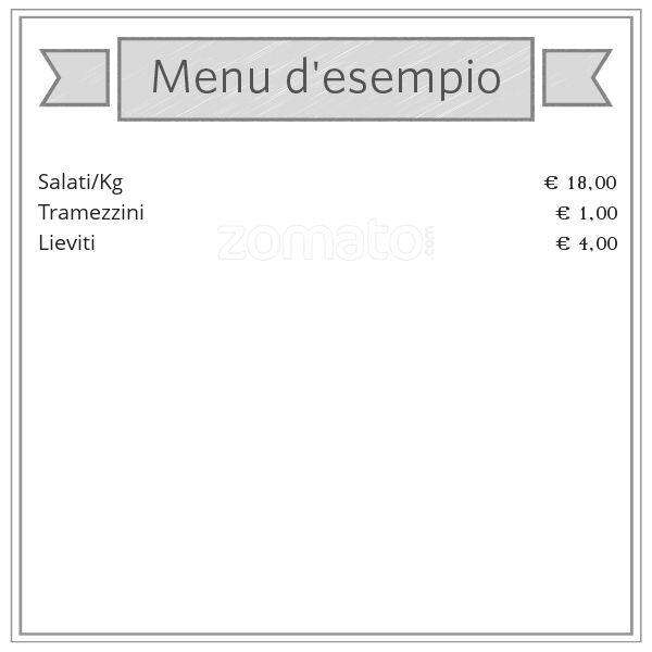 Menu di Cadorina 