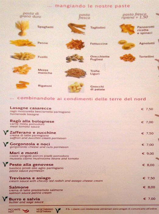 Menu di Gustosando 