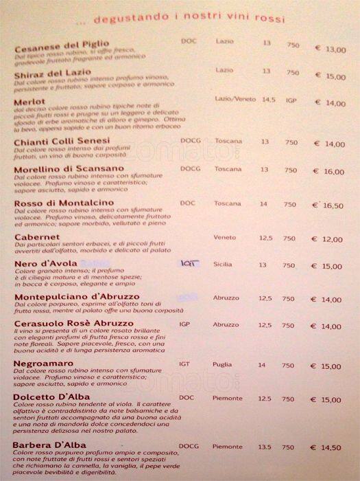 Menu di Gustosando 