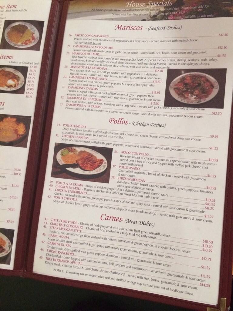 Menu at Don Jose Mexican Restaurant, Estherville