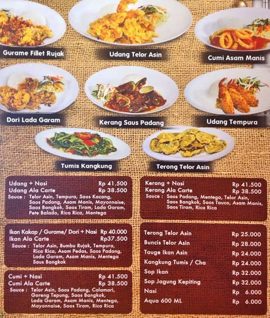 Udang Telor Asin Dapur Ponti Menu