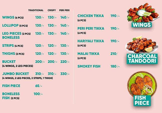 Menu of ZnackZ, Whitefield, Bangalore Menu of ZnackZ, Whitefield, Bangalore