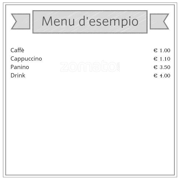 Menu di Bar Stella 