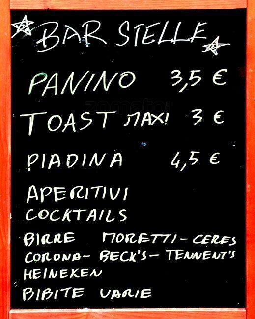Menu di Bar Stella 