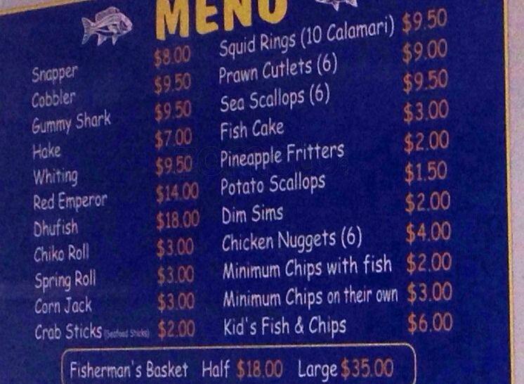 Vale Fish n Chips Menu, Menu for Vale Fish n Chips, Ellenbrook, Perth Urbanspoon/Zomato