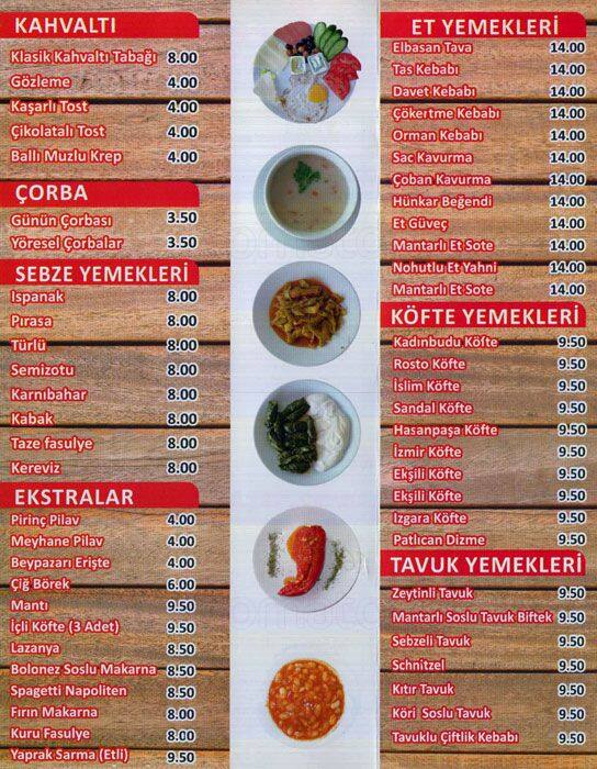 tomurcuk ev yemekleri menu tomurcuk ev yemekleri ovecler ankara icin menu