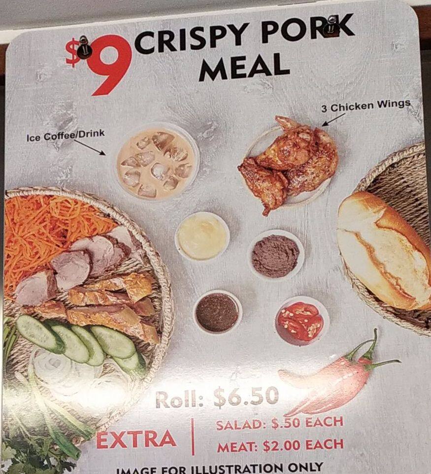 Menu at Destination Roll restaurant, Sydney, 1 Elizabeth Plaza