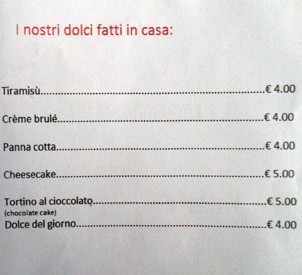 Menu di Pizza e Bira 