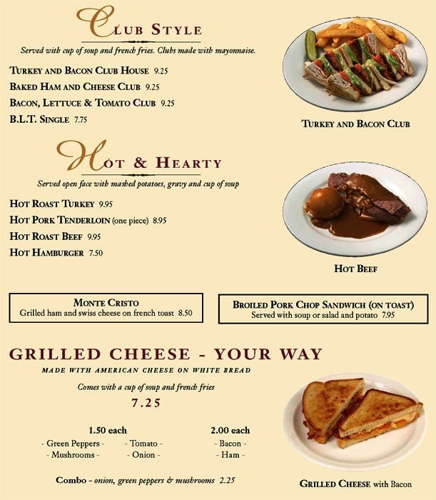 Diamand S Family Restaurant Menu