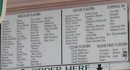 Pandora's Snoballs Menu, Menu for Pandora's Snoballs, Bayou St ... Pandora's Snoballs Menu, Menu for Pandora's Snoballs, Bayou St ...