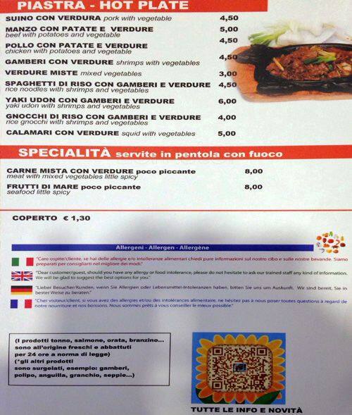 Menu di Kobe 