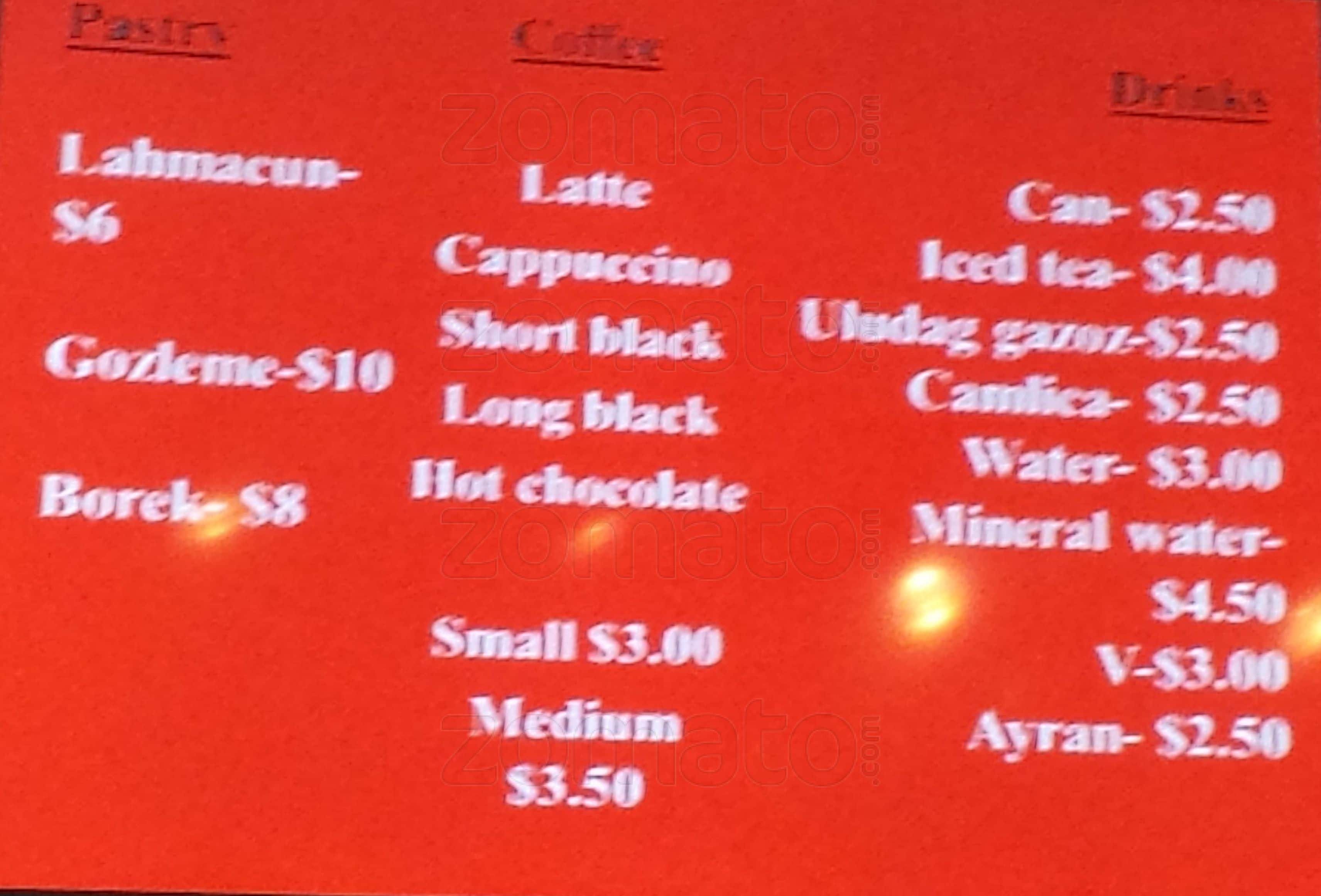 Menu at Sushi 8 Station restaurant, Nunawading