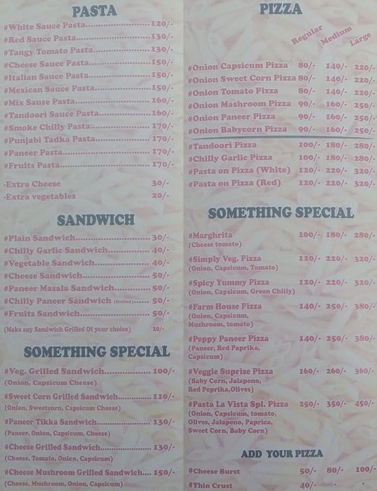 Pasta King Menu, Menu for Pasta King, Sector 14, Gurgaon Zomato
