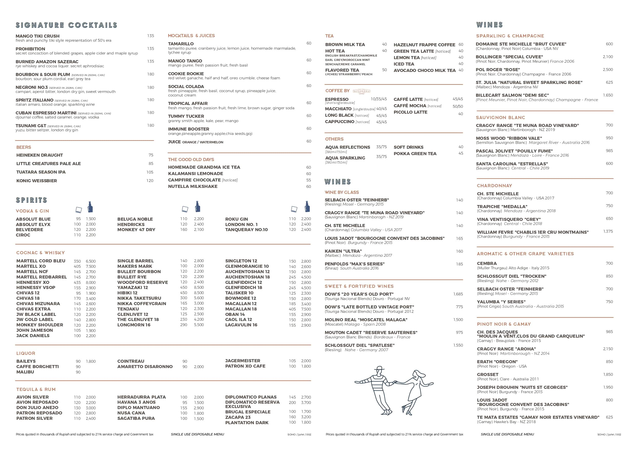 social house restaurant menu