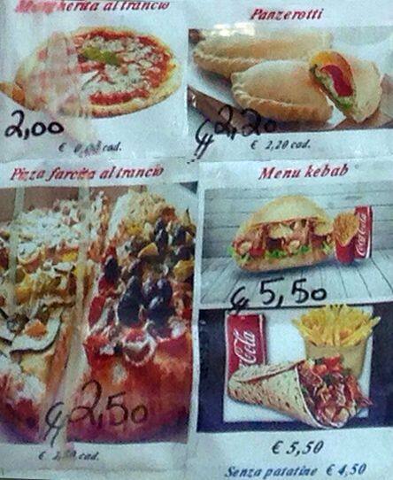Menu di Il Focacciaro 