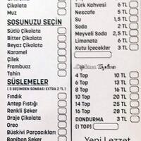 New Lokma Menu Menu For New Lokma Yakuplu Istanbul