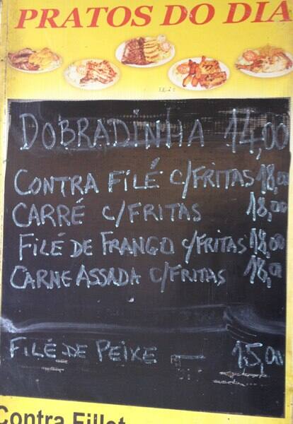 Pé Quente - (Ipanema) cardápio