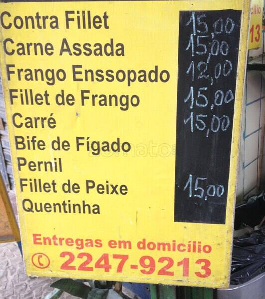 Pé Quente - (Ipanema) cardápio