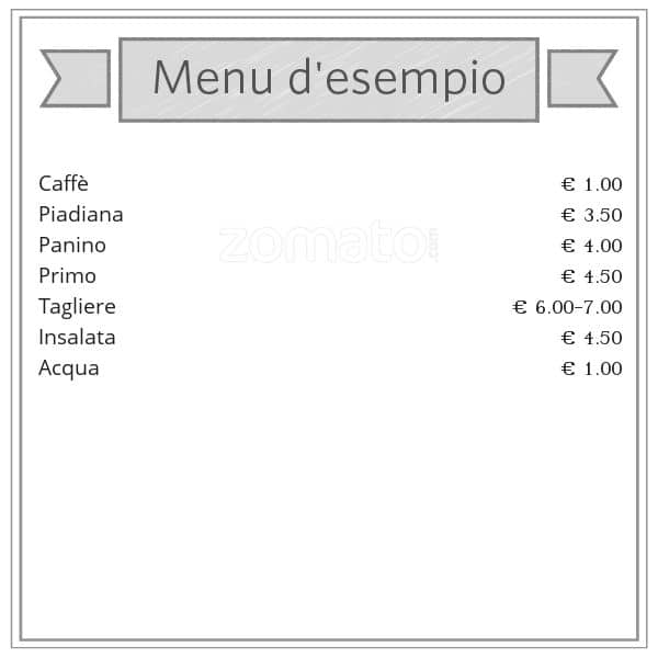 Menu di Café Des Amis 