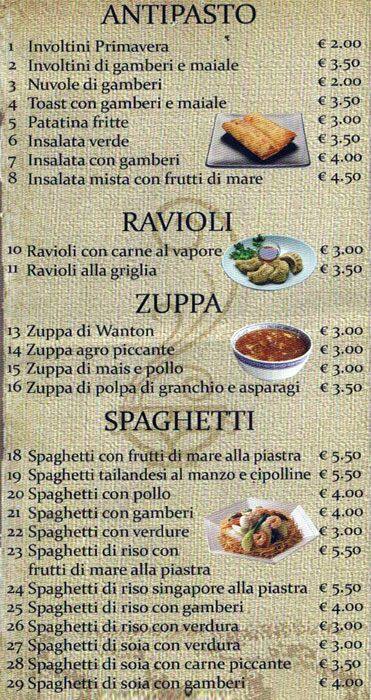 Menu di Bar Valentini 