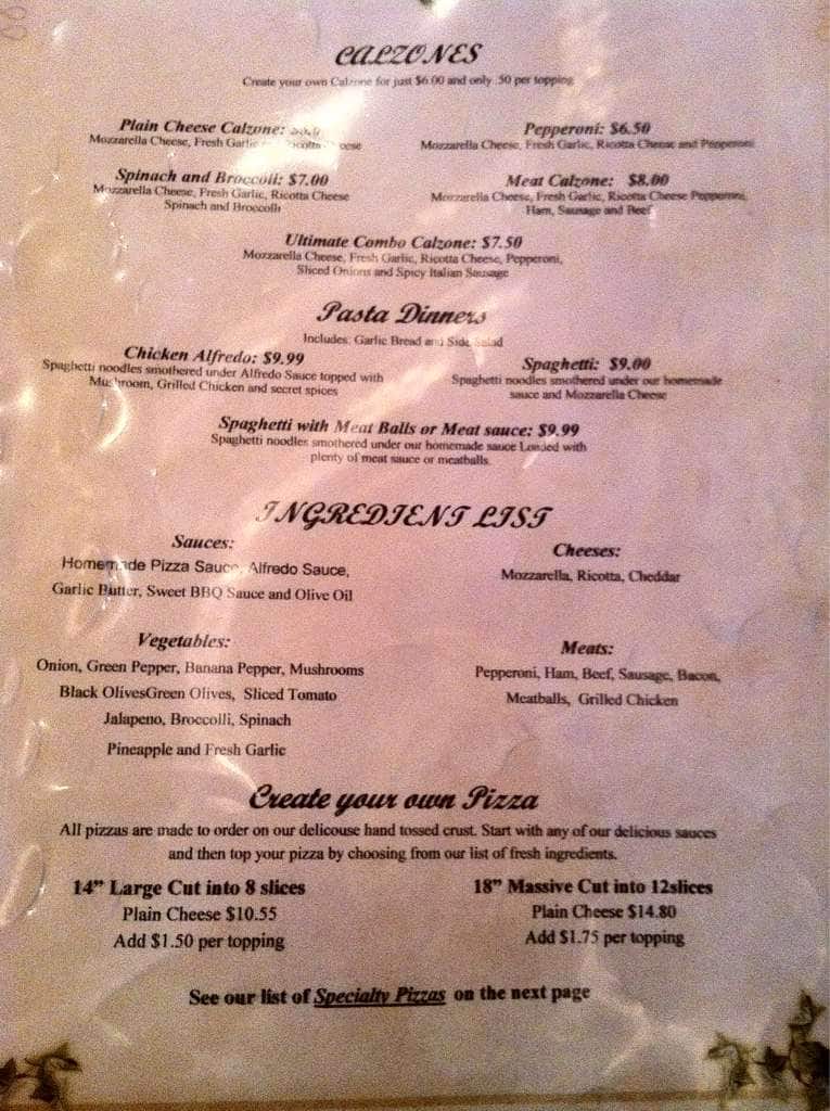 Auburndale Pizza Co Menu, Menu for Auburndale Pizza Co, Auburndale