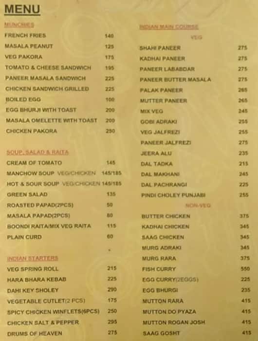 Menu of Biryani Tales, Viman Nagar, Pune