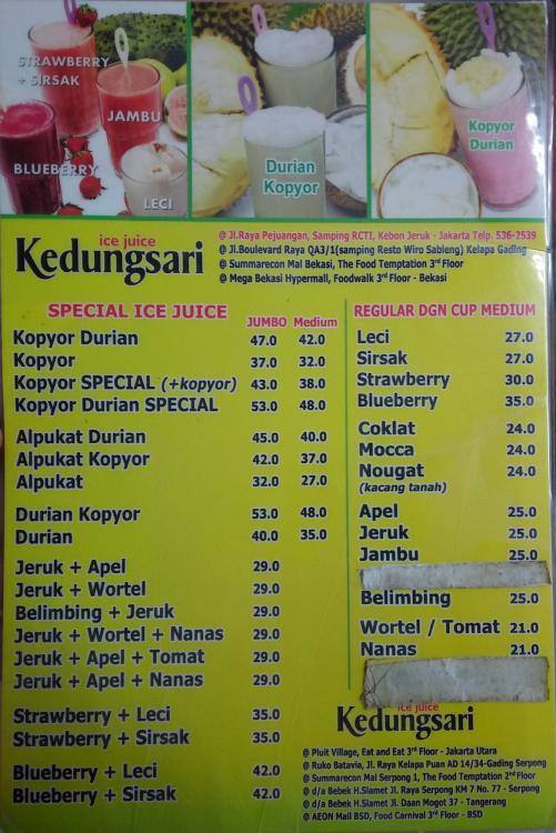 Juice Kedungsari Kelapa Gading Jakarta क मन