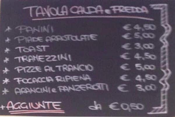 Menu de Bottadivita