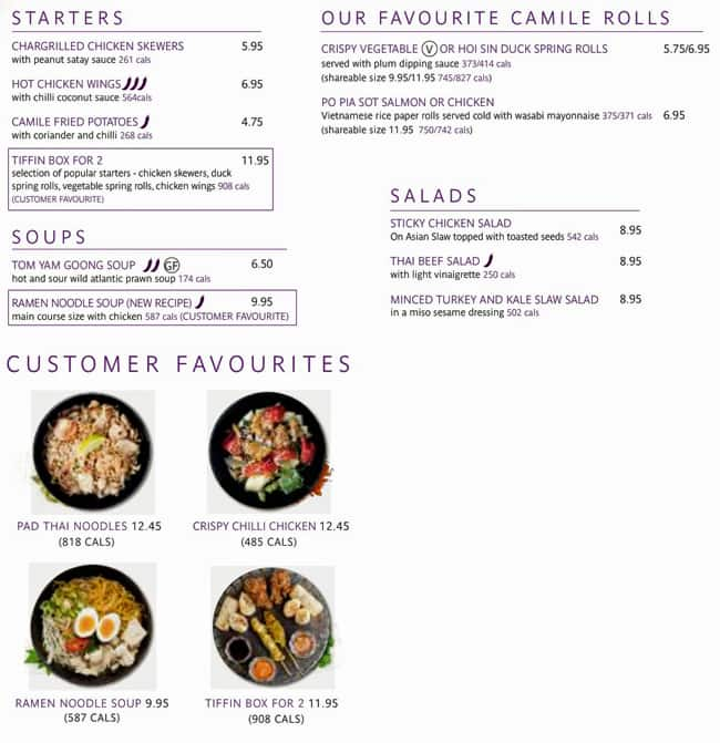 menu-at-camile-restaurant-dublin-17-maypark-malahide-rd