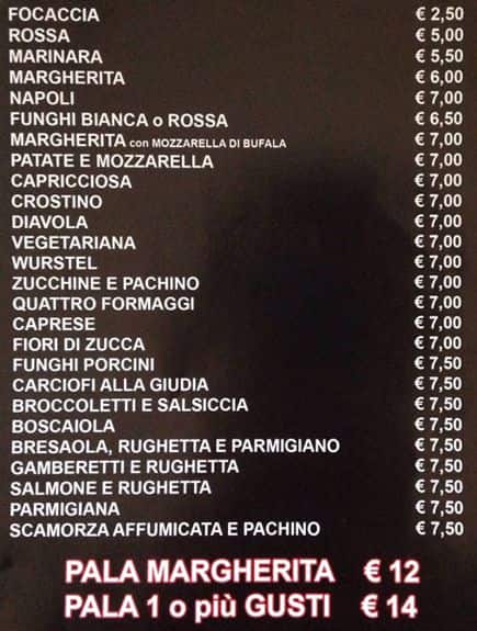 Menu di Pommo' 
