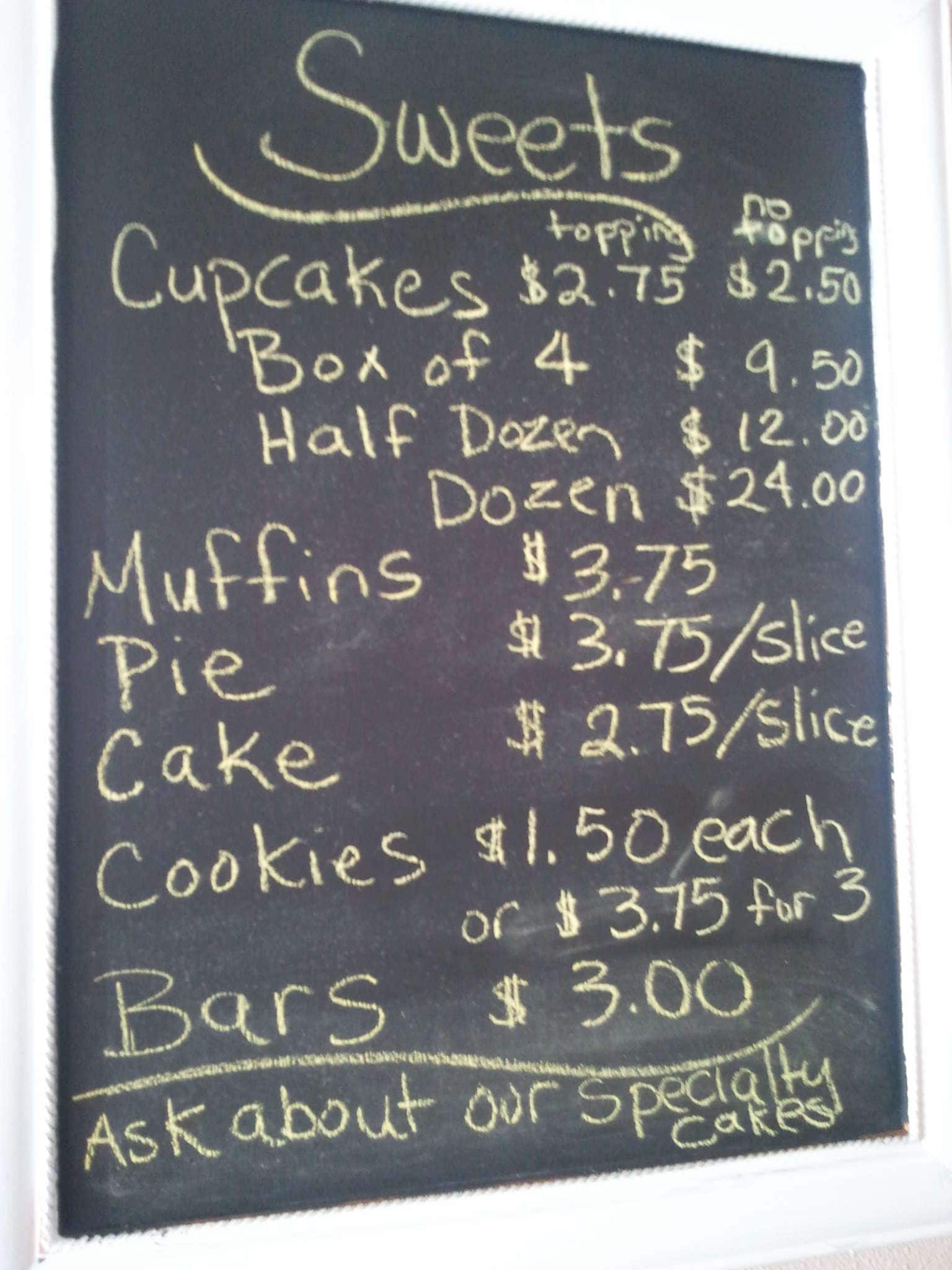 La Dolce Vita Bakery, Bryson City Menu