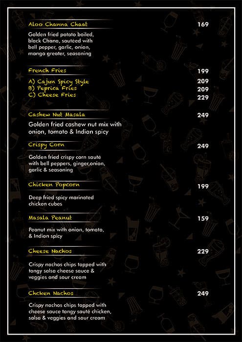 Ice N Fire SkyLounge Menu, Menu for Ice N Fire SkyLounge, Baner, Pune ...