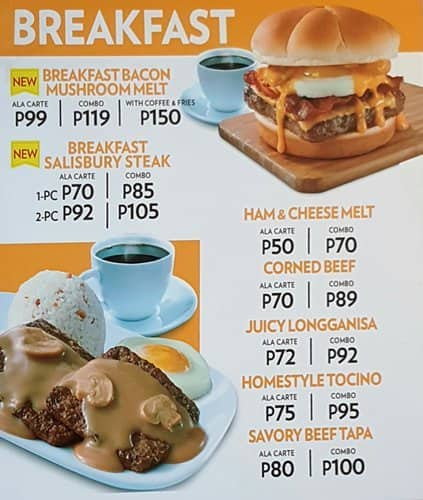 Carta de comida rápida Wendy's, Manila, 1440 Taft Ave